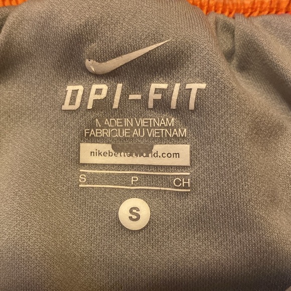 Nike Dri-Fit Tempo 2-in-1 Orange Purple White Running Athletic Shorts Small VGC - Picture 6 of 6